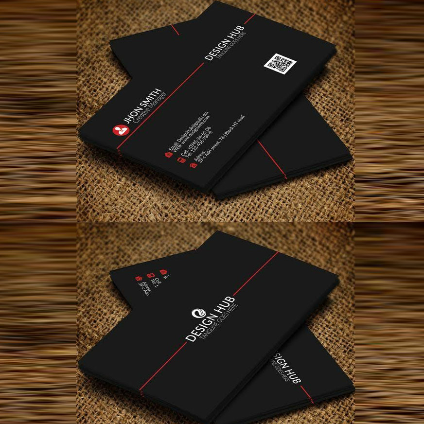 Creative Force Communications Silver embossed visiting card